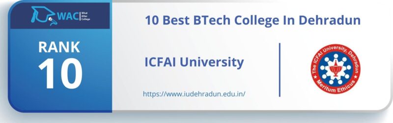Rank: 10 ICFAI University
