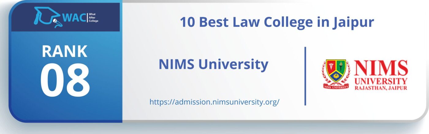 Rank: 8 NIMS University