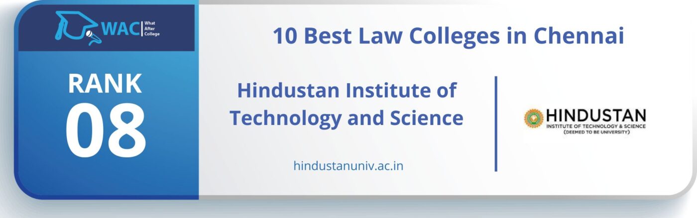 Rank: 8 Hindustan Institute of Technology and Science