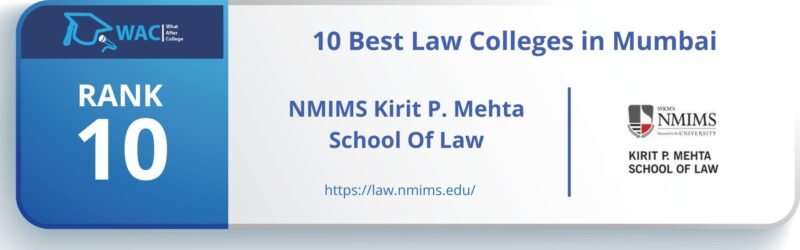 NMIMS Kirit P. Mehta School Of Law