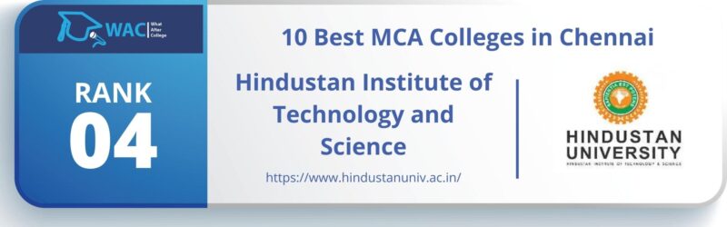 best mca colleges in chennai