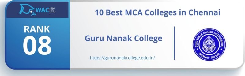 best mca colleges in chennai