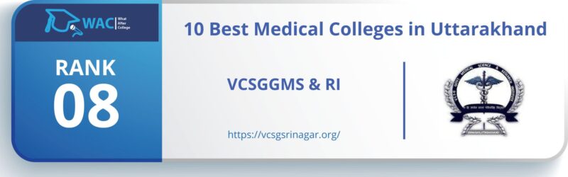 Rank 8: Veer Chandra Singh Garhwali Government Institute Of Medical Science And Research