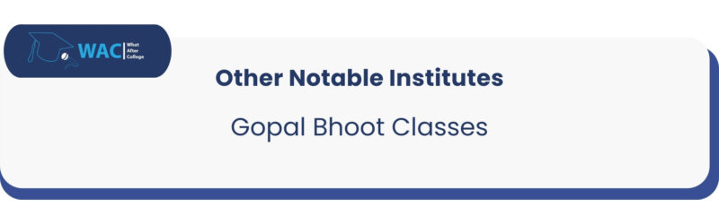 Gopal Bhoot Classes