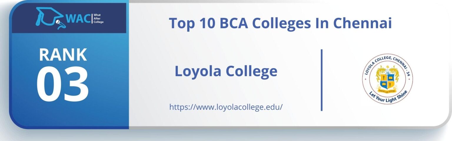 10 Best BCA Colleges In Chennai | Top 10 BCA College In Chennai