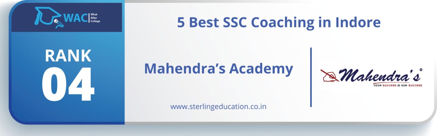 Rank 4 : Mahendra’s Academy