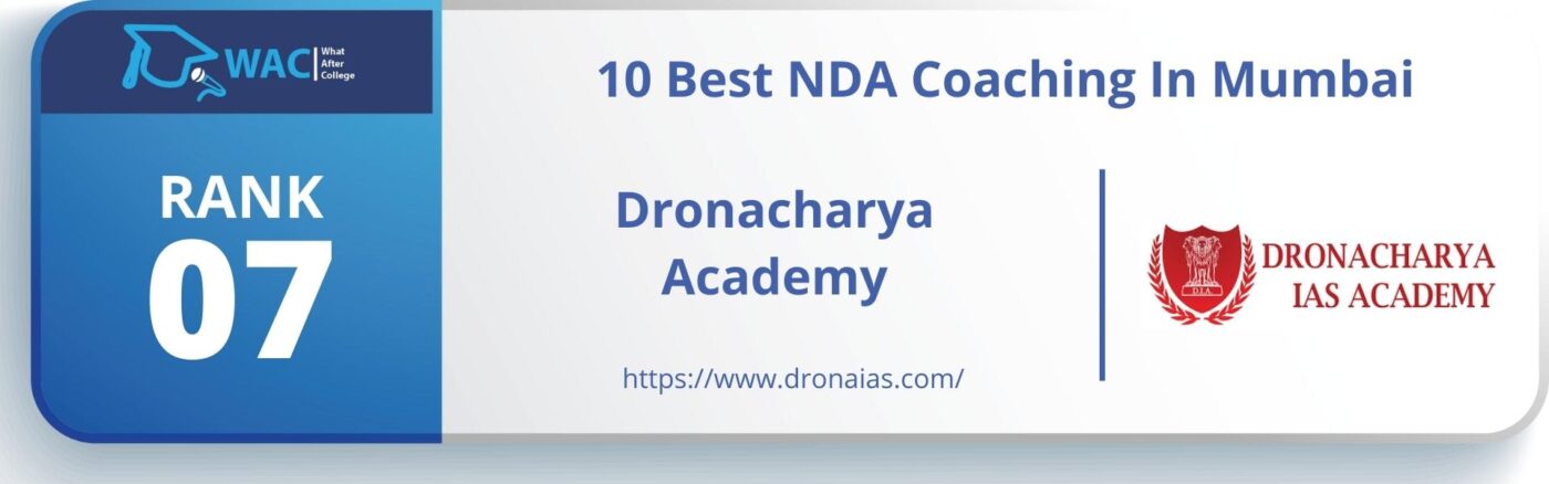 Rank: 7 Dronacharya Academy