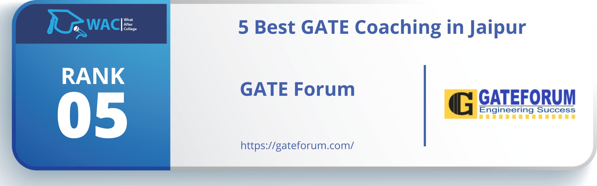RANK : 5 GATEFORUM
