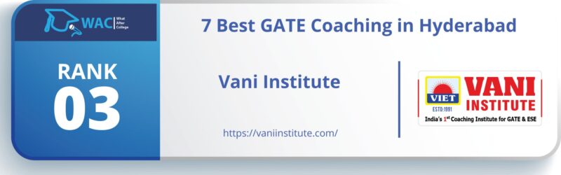 Rank 3 : Vani Institute