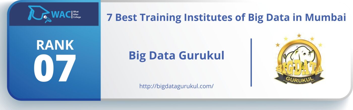 Rank 7: Big Data Gurukul