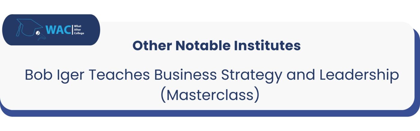 Bob Iger Teaches Business Strategy and Leadership (Masterclass)