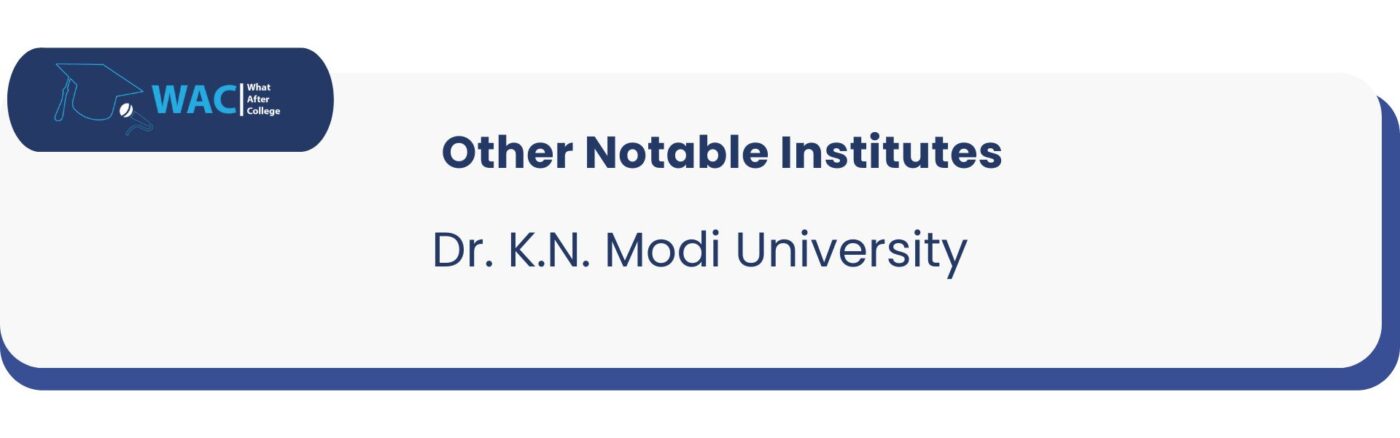 Other: 3 Dr. K.N. Modi University