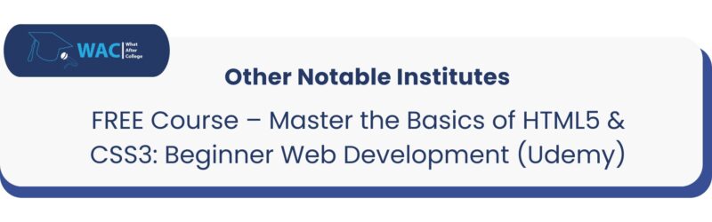 FREE Course – Master the Basics of HTML5 & CSS3: Beginner Web Development (Udemy)