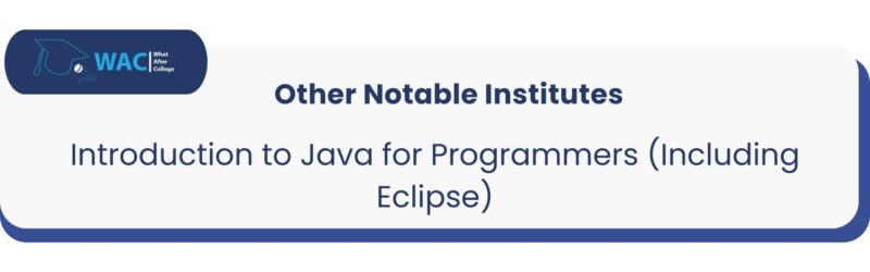 Introduction to Java for Programmers (Including Eclipse)